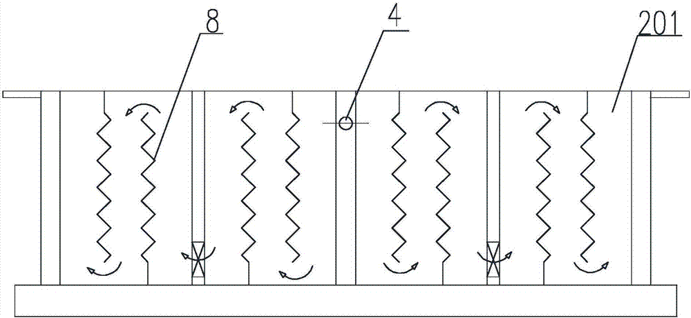 折板网格混凝反应池的制作方法