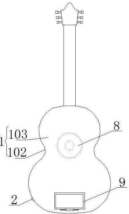 六弦琴简笔画图片