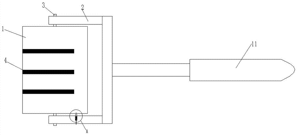 橡胶制品印刻文字装置的制作方法