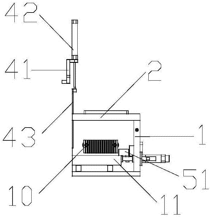 一种热压成型机中转推移单元的制作方法