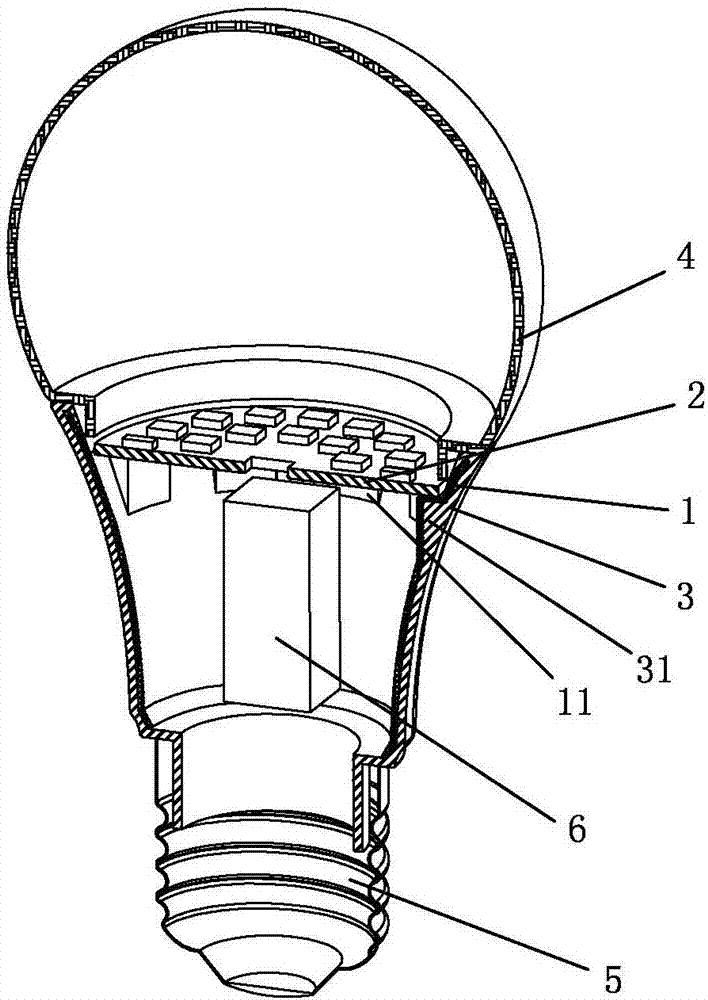 一种led灯的散热结构的制作方法