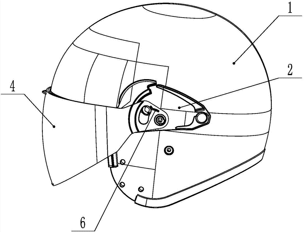 一种全盔半盔两用机车头盔的制作方法