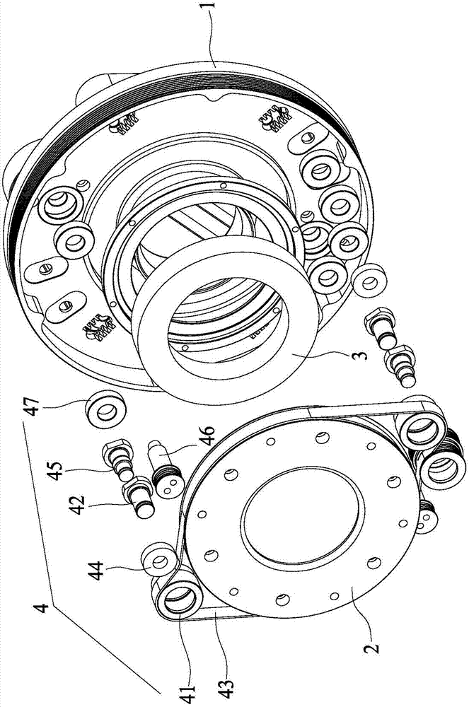 金属管件抛光机组轮结构的制作方法