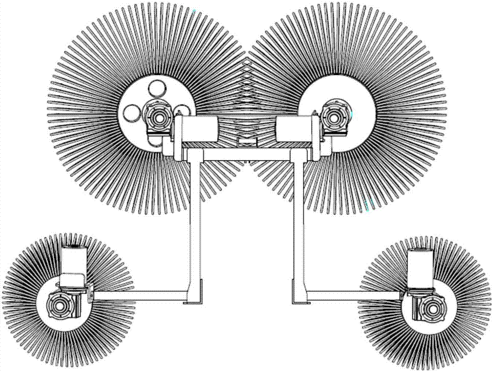 一种扫地车刷子升降机构的制作方法