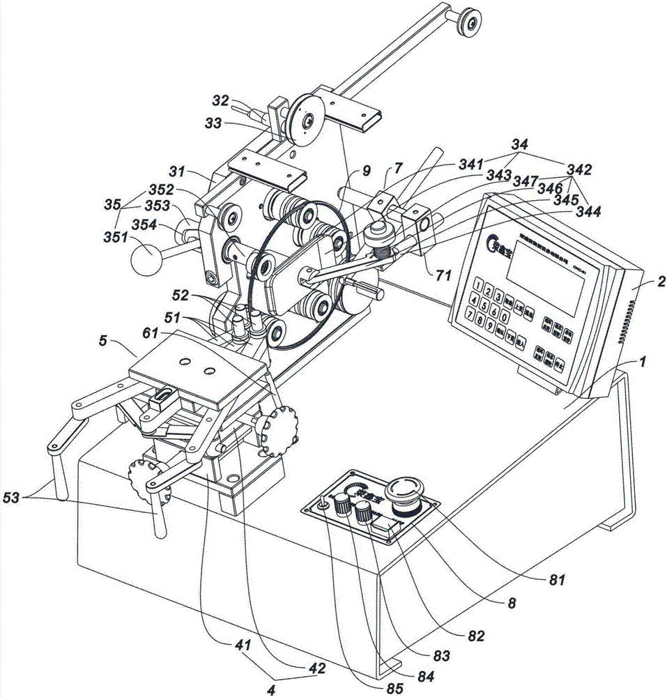 环形绕线机原理图解图片