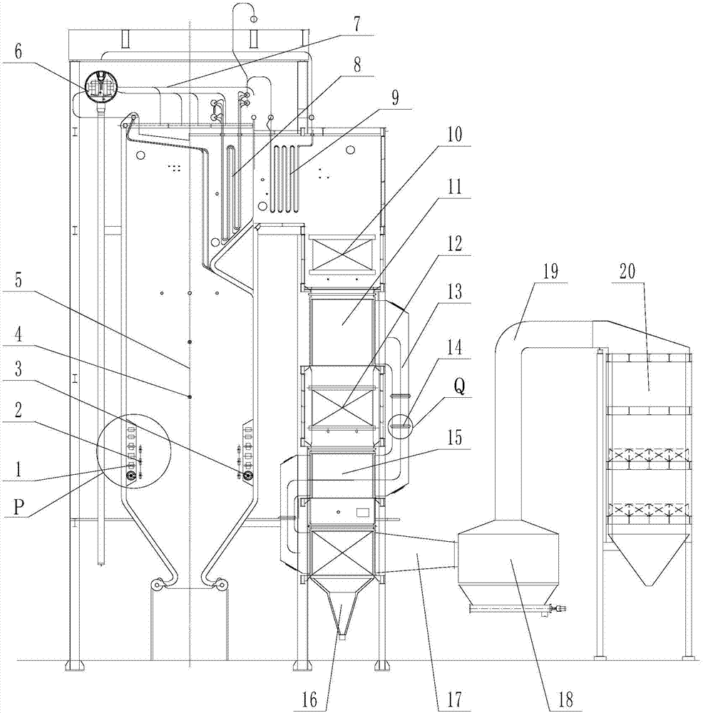 煤粉锅炉示意图图片