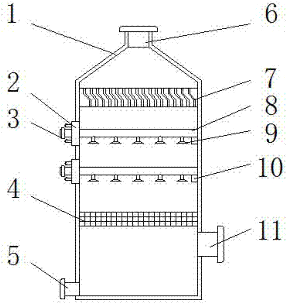 脱硫塔的结构设计图图片