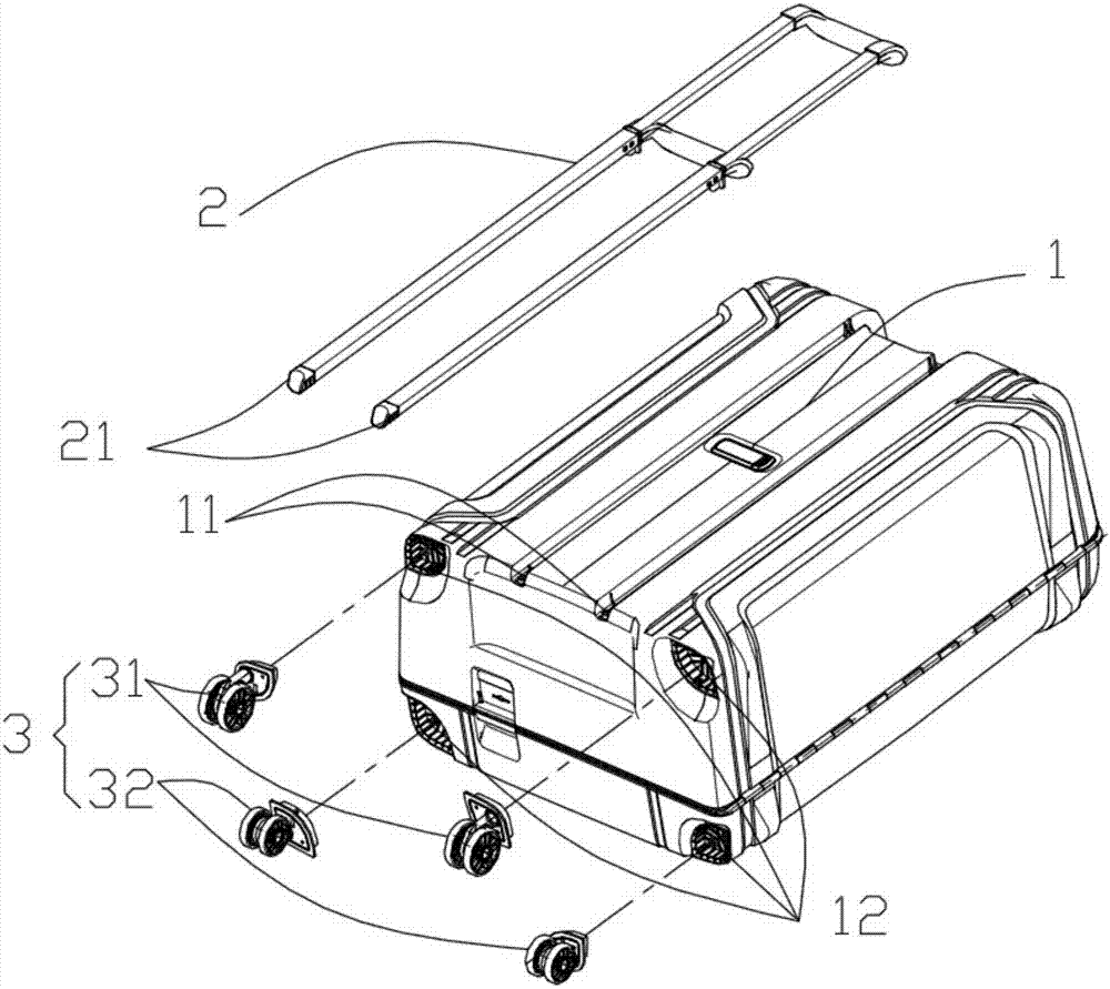 一种拉杆箱的拉杆安装结构的制作方法