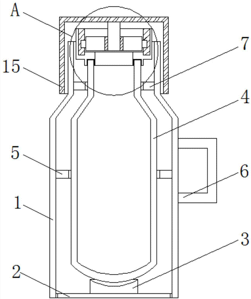 保温瓶原理结构图图片