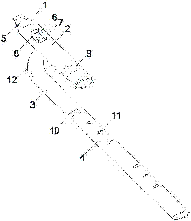 竖笛发声原理结构图图片