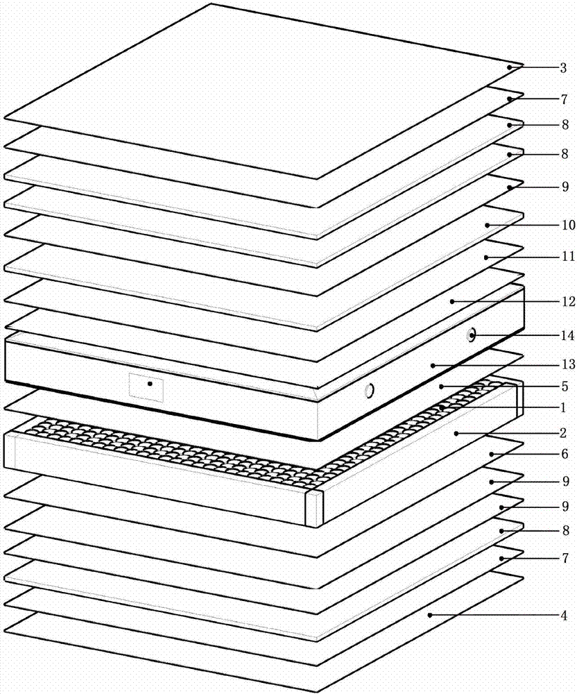 弹簧床垫构造图图片