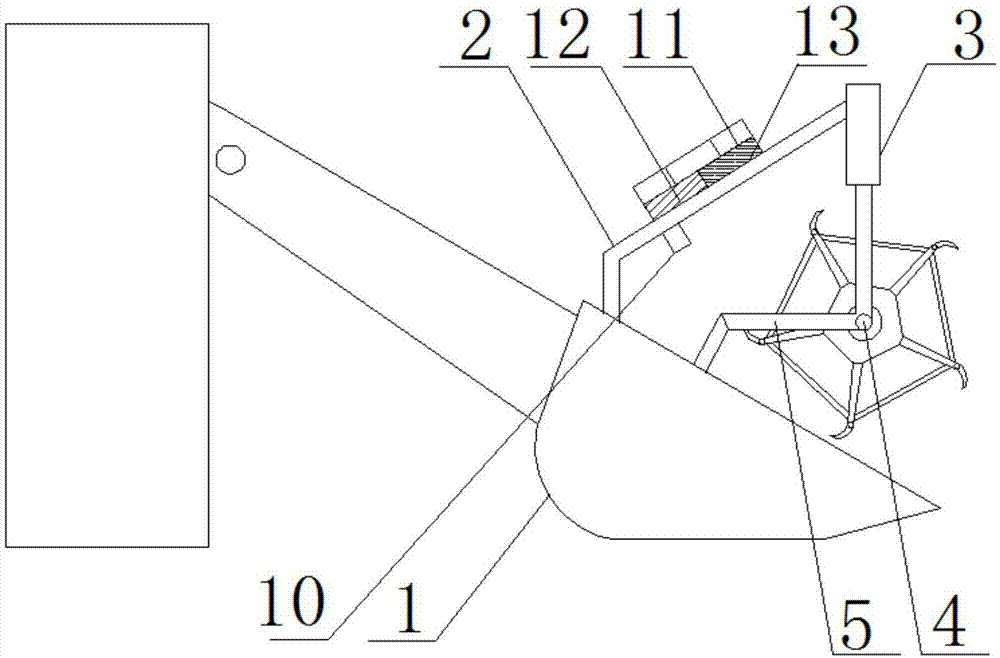 一种高效的收割机拨禾轮的制作方法