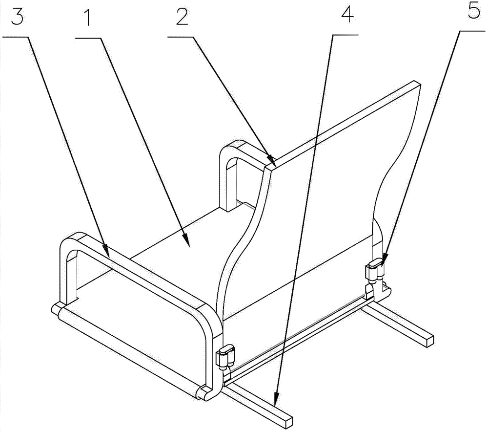 床上折叠椅的制作方法