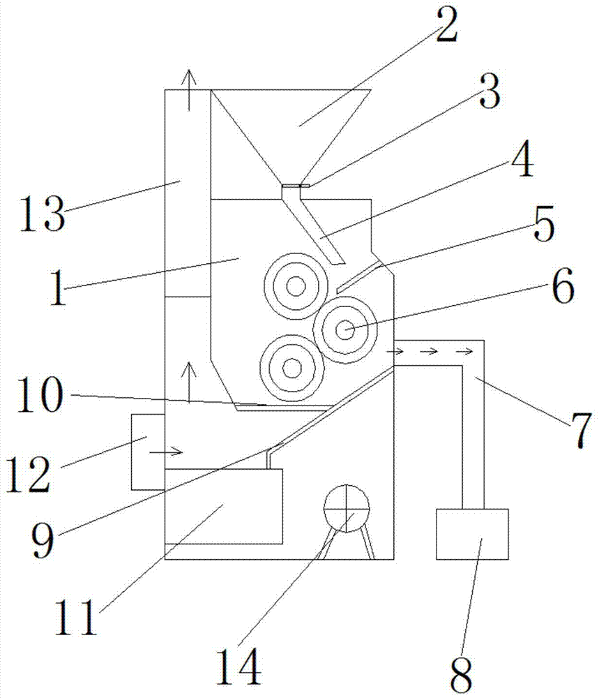 一种大米用砻谷机的制作方法