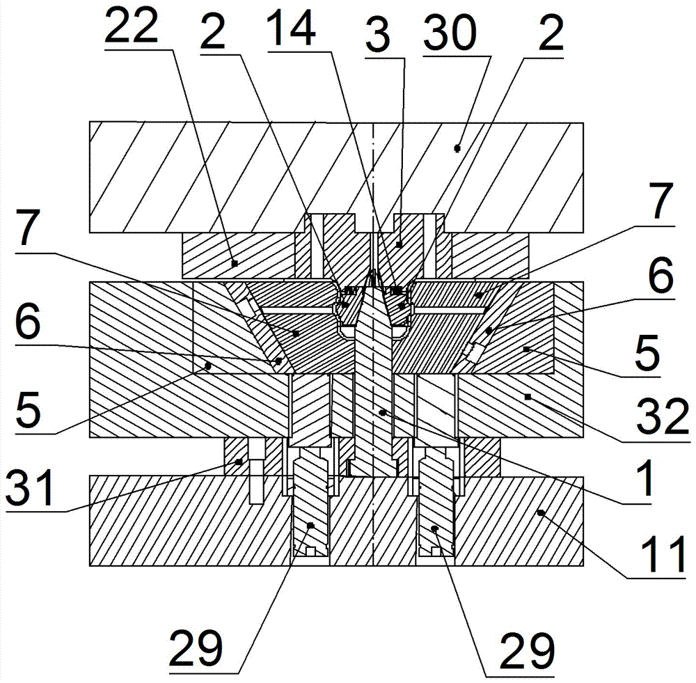 冲压模具的胀型机构的制作方法