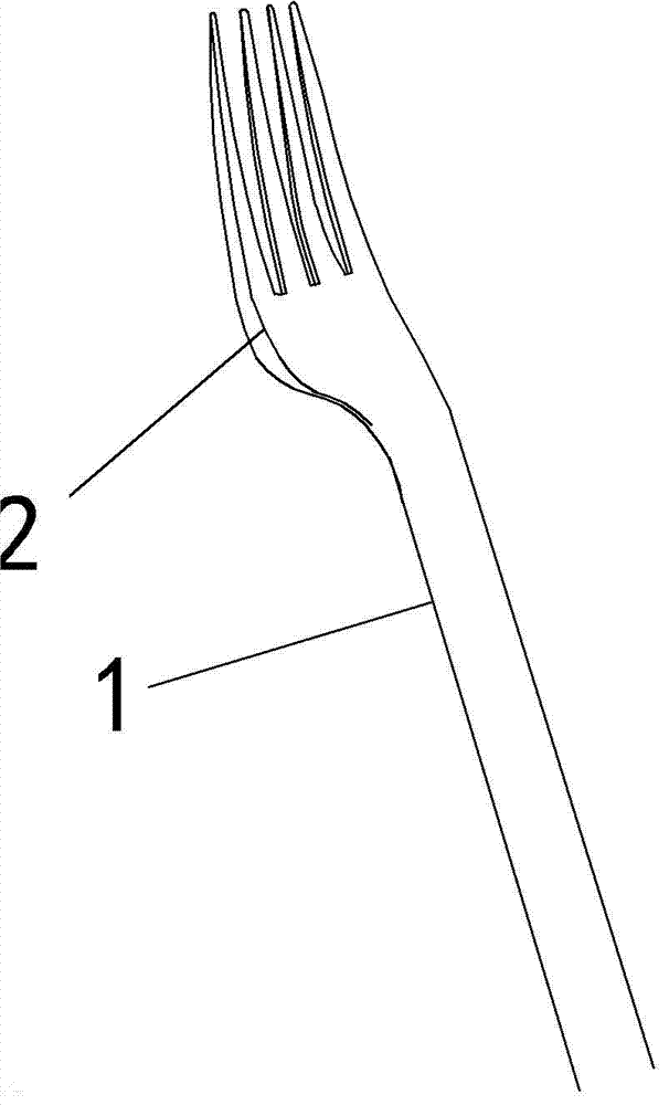 叉子简笔画 步骤图片