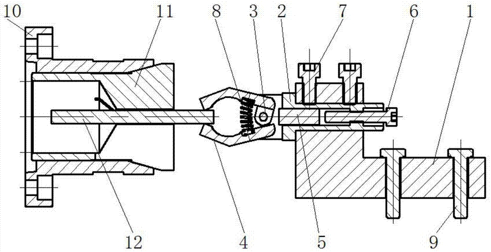 车床拔料器结构原理图图片
