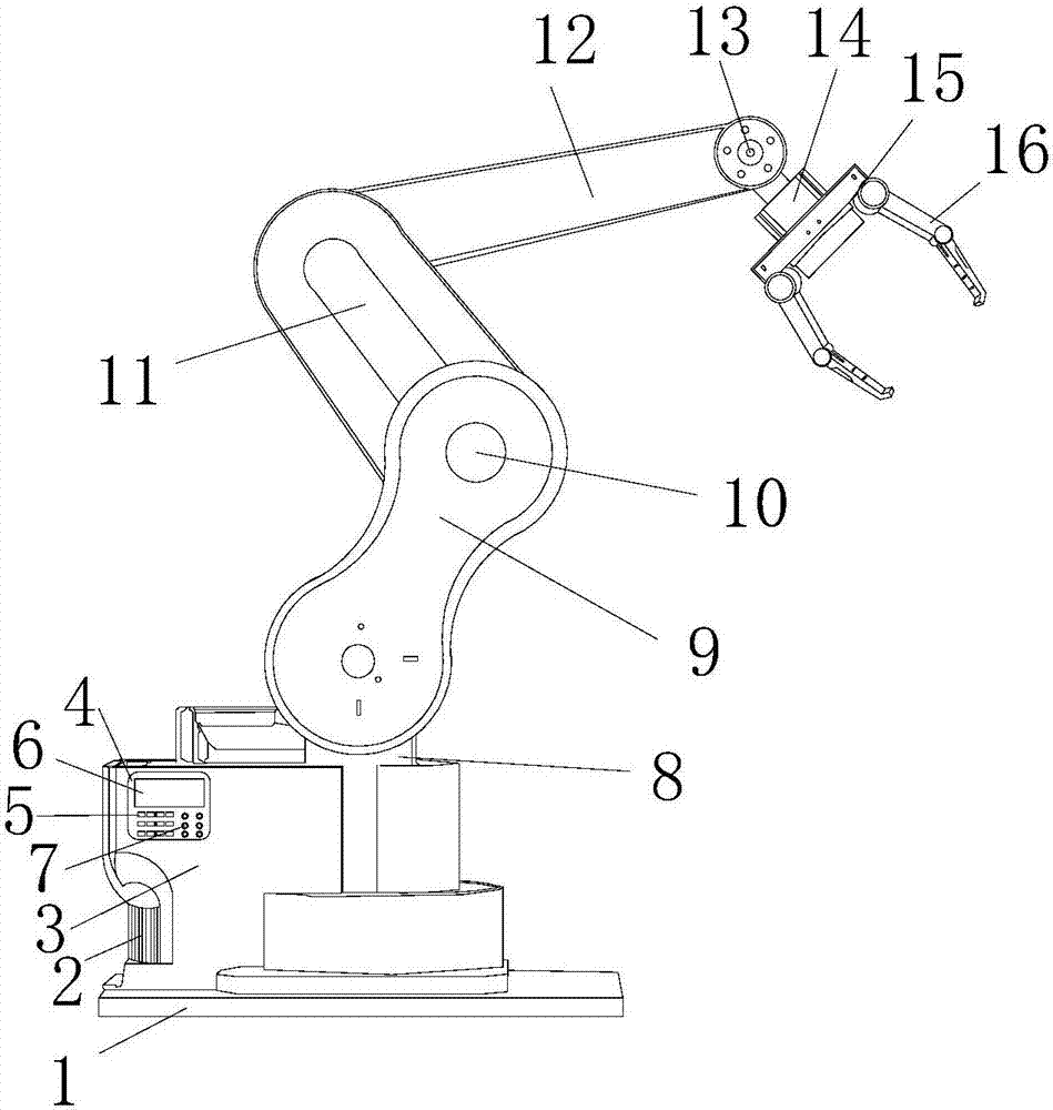 简易机械手臂设计图图片