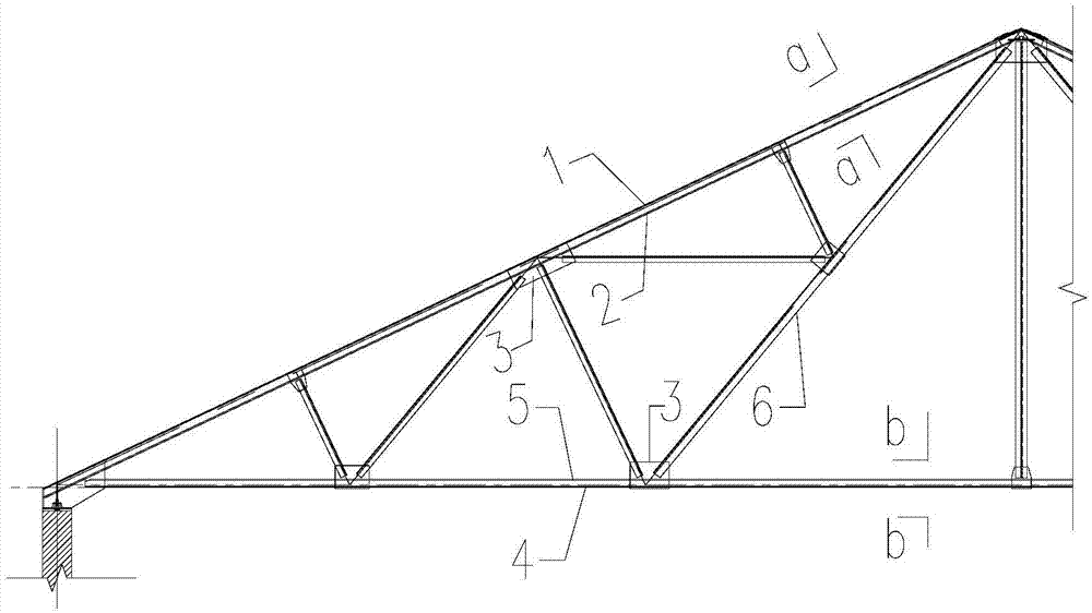 钢结构屋架上下弦图解图片