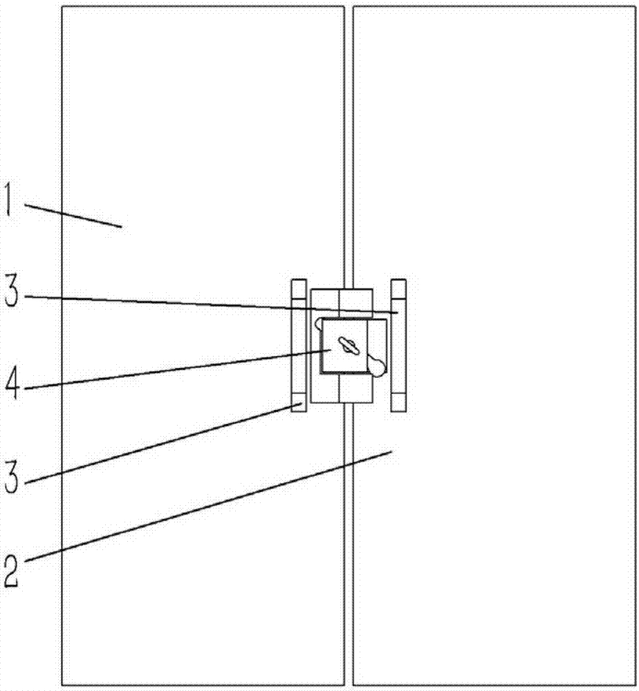 一種房建用建築電梯門的門栓結構的製作方法