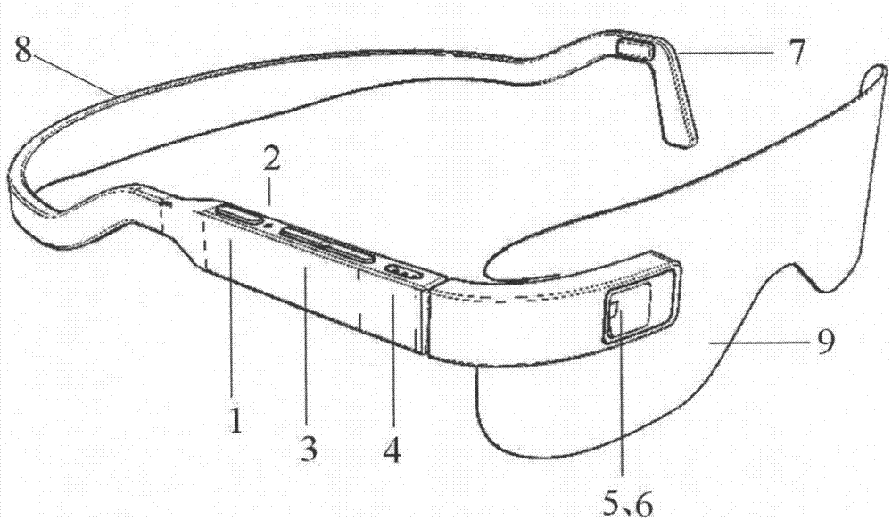 盲人眼镜及其使用方法与流程
