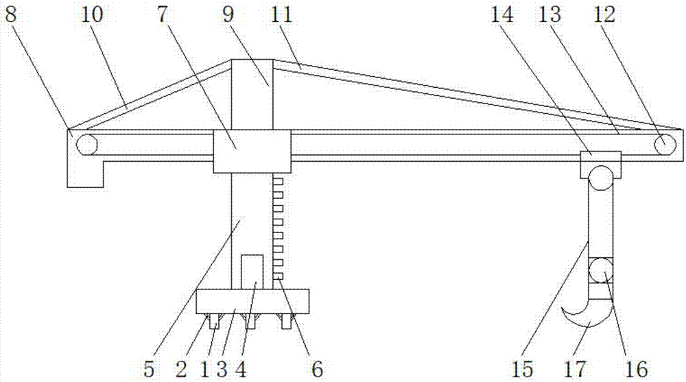 码头吊机结构分析图图片