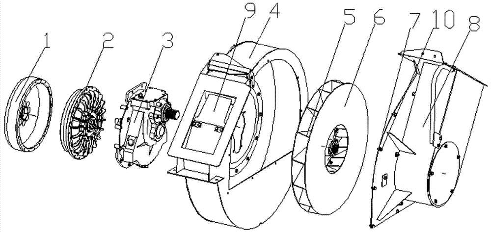 一種環衛車副機耦合傳動系統的製作方法