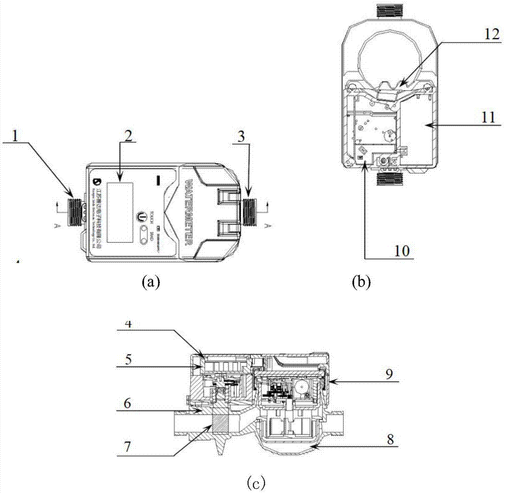 电子水表结构图解图片