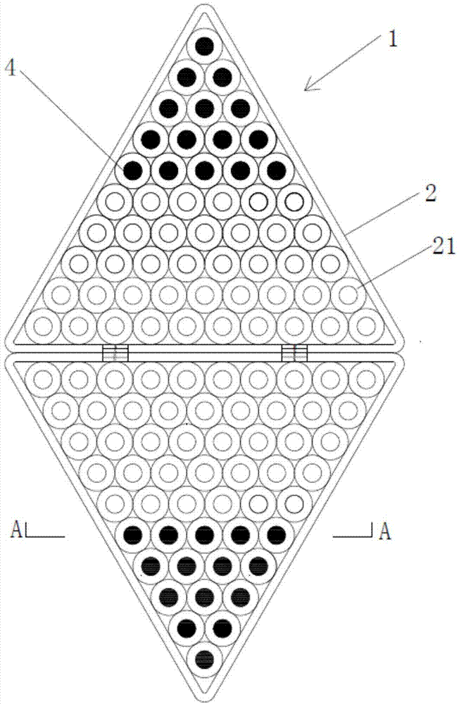 一种双人跳棋的制作方法