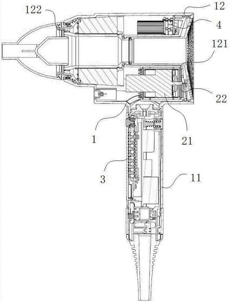 吹风机拆卸示意图图片
