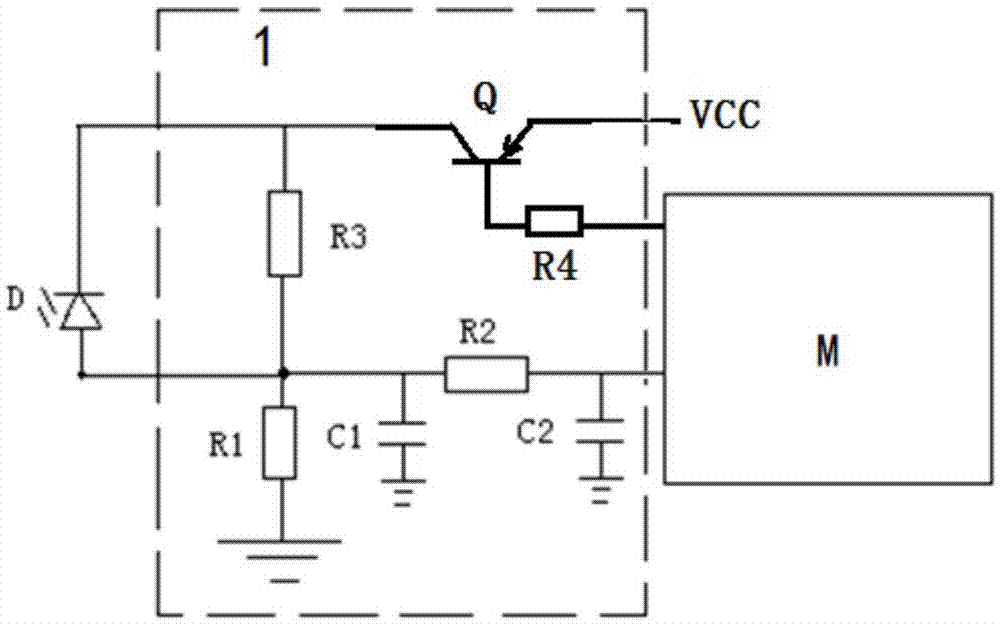 一種陽光傳感器對電線接地端短路診斷電路的製作方法