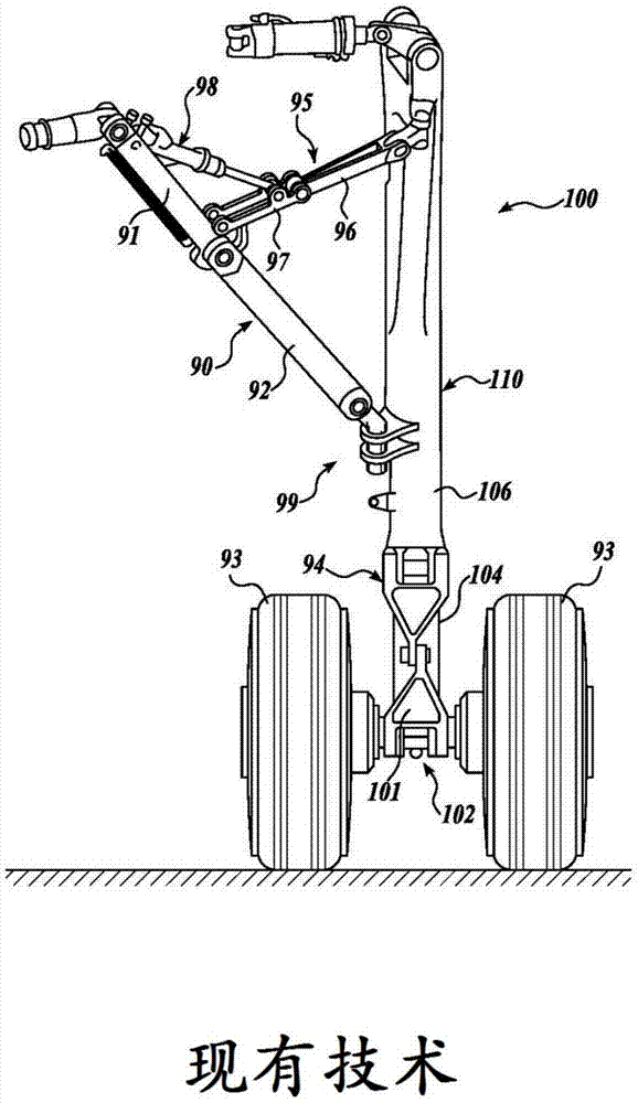 飞机起落架死点原理图图片
