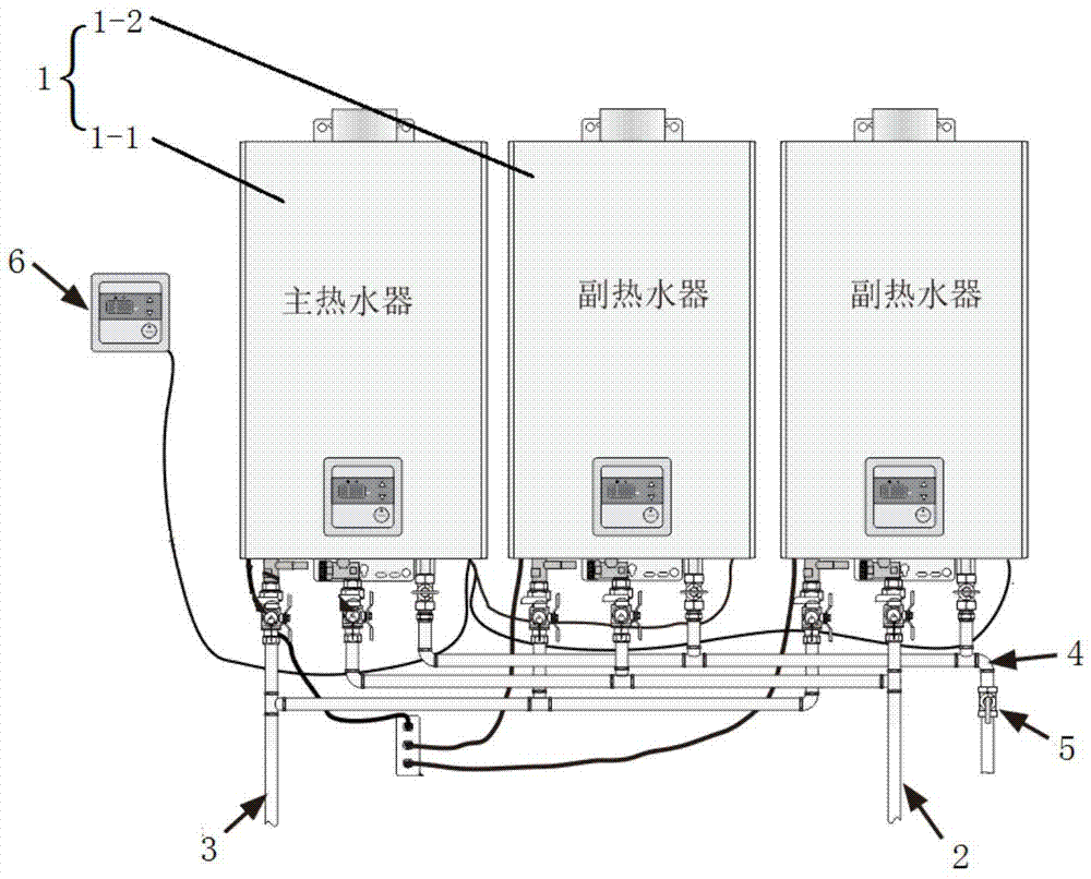 多台电热水器并联图图片