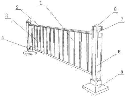 一种道路用便于安装的复合型护栏的制作方法