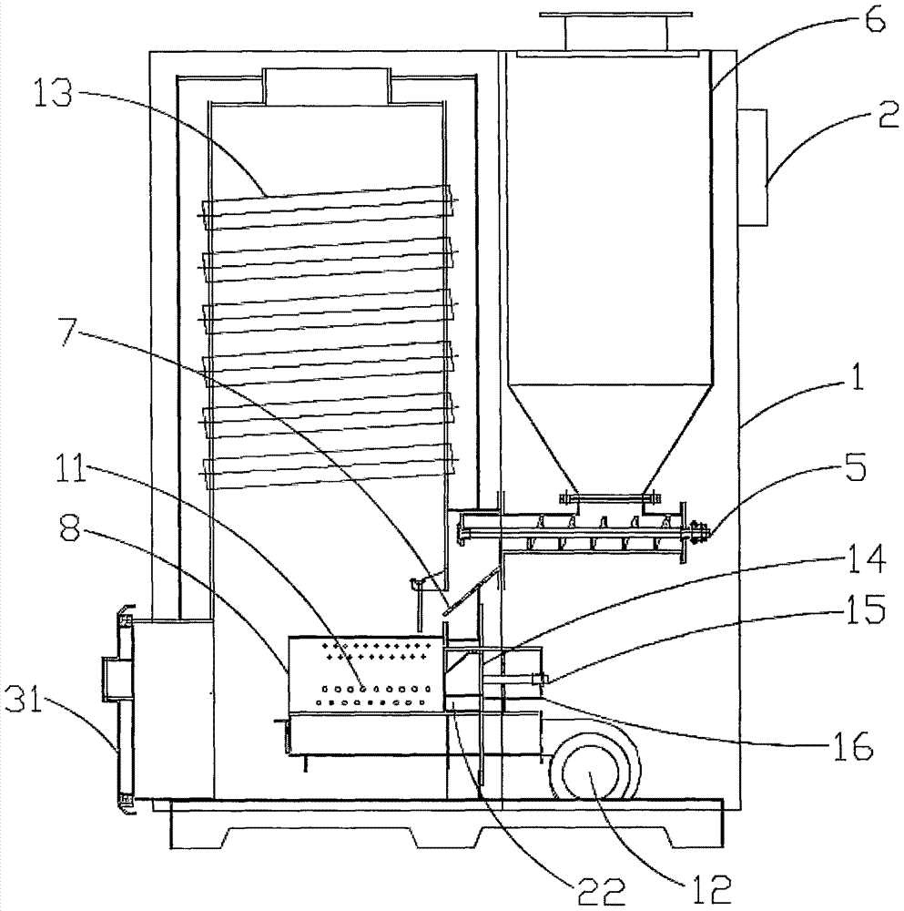 生物质颗粒锅炉构造图图片