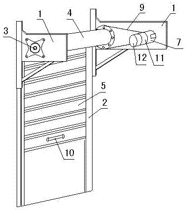手动卷帘门构造图解图片