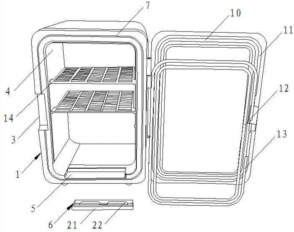 一種新型車載冰箱的製作方法