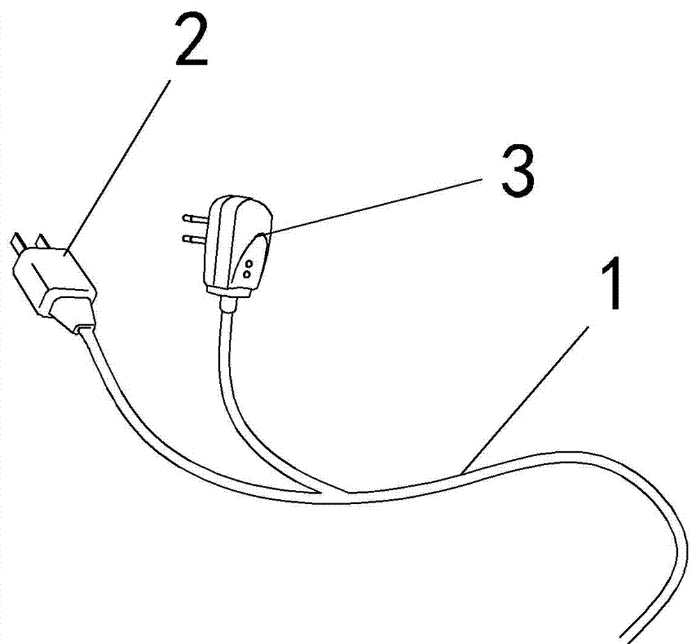 雙插頭的電源線的製作方法