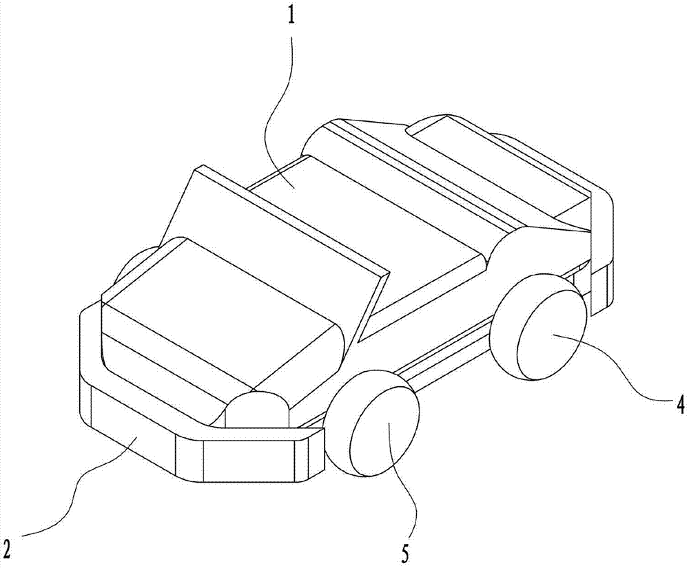 回力车结构图图片