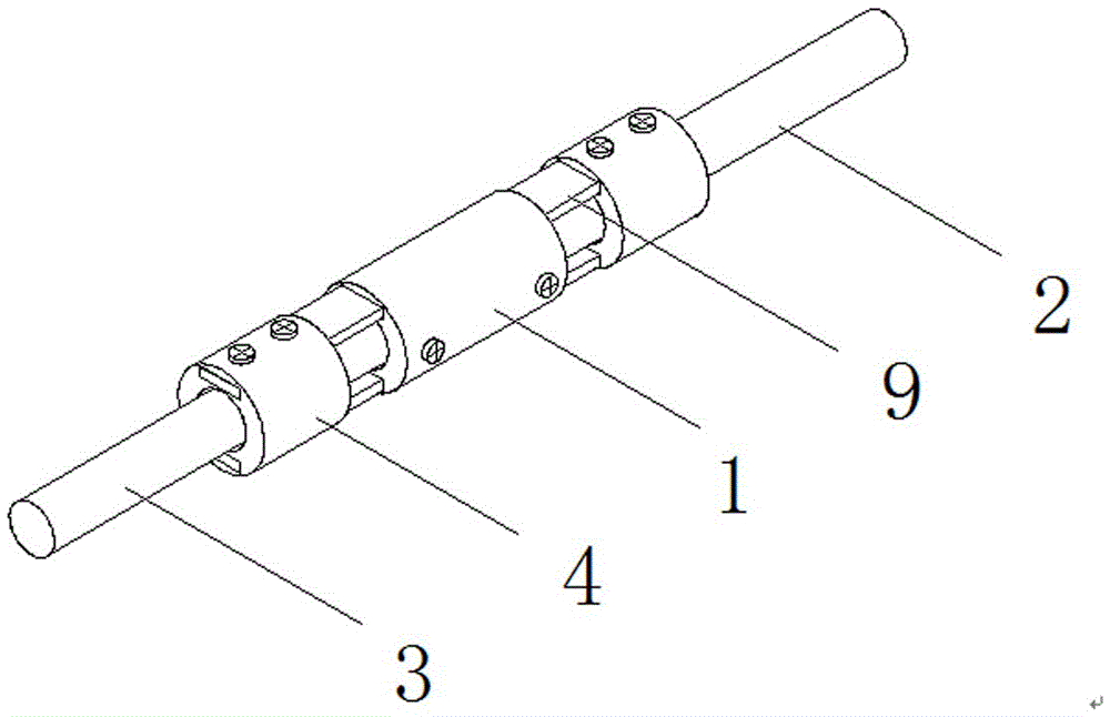 一种三支点水轮发电机机组轴伸端连接结构的制作方法