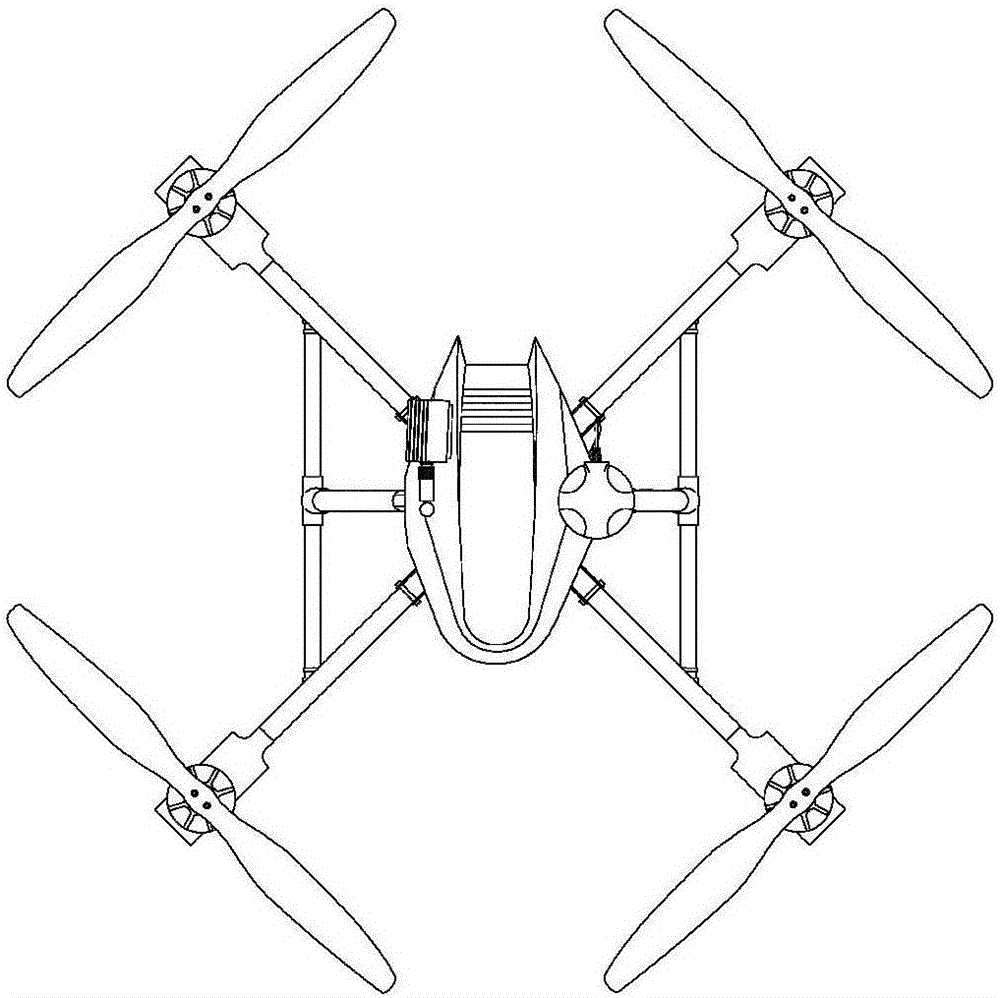 一種高效節能電力驅動四旋翼無人機的製作方法