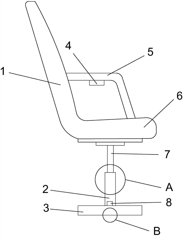 升降椅的结构原理图图片