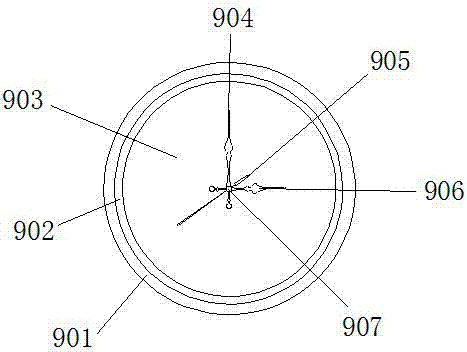 一种具有时针和照明功能的双面化妆镜的制作方法