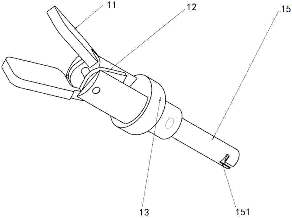 可分离式止血钳的制作方法