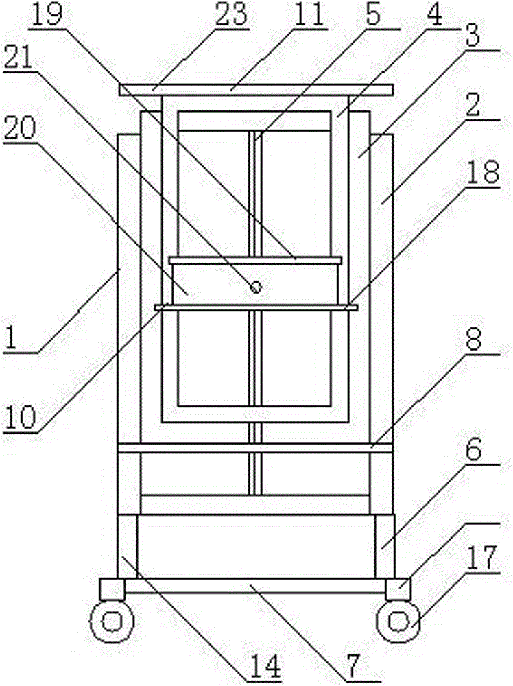 一种漆画制作用画架的制作方法