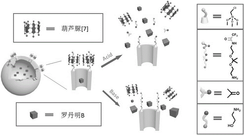 一种基于中空介孔二氧化锆纳米微球的智能药物传输体系及其制备方法与流程