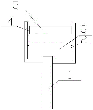 双辊筒涂料刷的制作方法