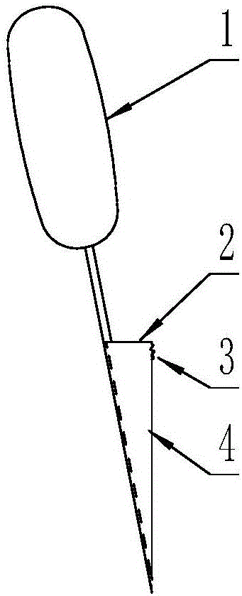 西瓜打扦刀的制作方法