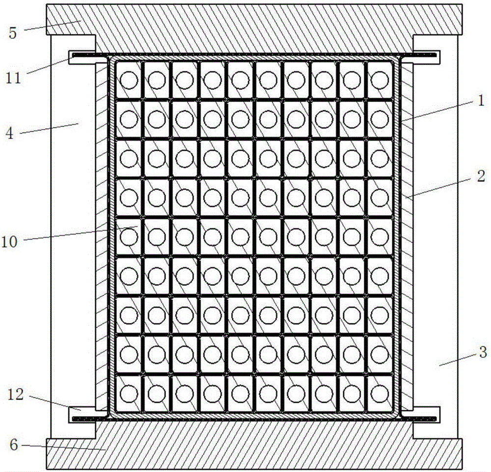 一种适用于大型线圈真空压力浸渍的真空模具的制作方法