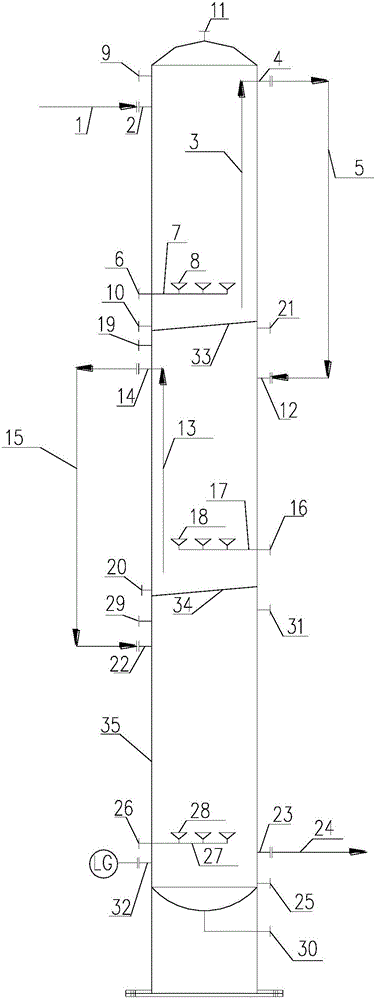 竖流式多级气浮塔的制作方法
